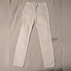 Madewell Stylish White Skinny Jeans 30T